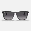 Lentes de sol RayBan RB4187 Chris Negro mate Gris degrade/ UNISEX