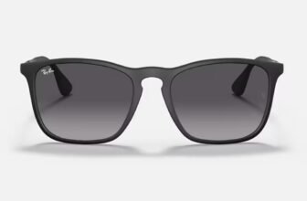 Lentes de sol RayBan RB4187 Chris Negro mate Gris degrade/ UNISEX