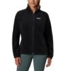 Columbia Benton Springs Chaqueta de vellón con cremallera completa para mujer, color negro, talla XXL