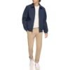 Tommy Hilfiger – Chaqueta bomber ligera resistente al agua para hombre, estilo varsity, Pequeña