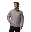 Columbia – Chaqueta con capucha para hombre modelo Voodoo Falls 590 TurboDown II, Gris claro, Grande