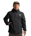 The North Face Chaqueta Antora para hombre (tamaño estándar y grande) – Impermeable y resistente al viento, bolsillos de mano con cremallera segura, TNF Negro-NPF, XXL