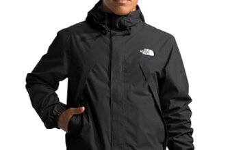 The North Face Chaqueta Antora para hombre (tamaño estándar y grande) – Impermeable y resistente al viento, bolsillos de mano con cremallera segura, TNF Negro-NPF, XXL