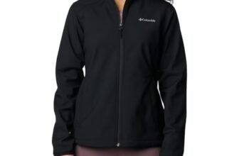 Columbia Chaqueta Softshell Kruser Ridge III para mujer, Negro, Pequeño