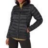Amazon Essentials – Chaqueta acolchada, plegable, ligera, de manga larga, con cremallera completa y resistente al agua para mujer, negro, talla XS.