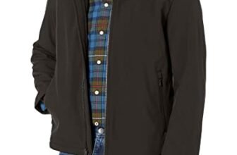 Tommy Hilfiger chamarra clásica para hombre, M, Negro