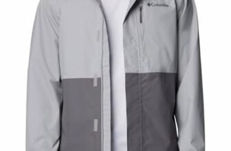 Columbia Chaqueta Hikebound II para hombre, color gris y gris ciudad, talla L