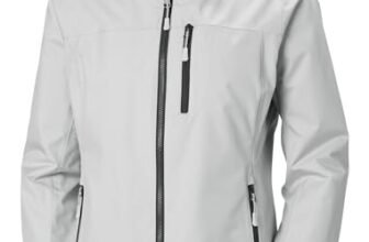 Helly-Hansen Chaqueta de Capa Media con Capucha para Mujer Crew 2.0, 853 Gris Niebla, Mediana