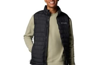 Columbia Chaleco Powder Lite II para hombre, Negro, Grande