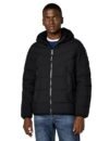 Calvin Klein Chaqueta Acolchada Corta Pesada para Hombres, Mediana
