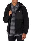 Tommy Hilfiger – Chaqueta de vellón con capucha de rendimiento para hombre, XL