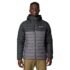 Columbia Chaqueta Softshell Ascender Ii con capucha para hombre, Negro –