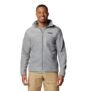 Columbia – Chaqueta polar con cremallera completa Steens Mountain 2.0 para hombre, color gris jaspeado claro, talla S