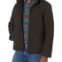 KEFITEVD Chaqueta bomber para hombre, abrigos de invierno con cremallera completa, rompevientos chaquetas para hombre, abrigos de trabajo casuales, Negro, XXL