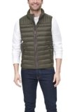 Tommy Hilfiger Chaleco acolchado ligero para hombre (estándar y grande y alto), Verde -Oliva