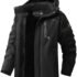Columbia Chaqueta impermeable Ascender Softshell con cremallera completa para hombre, color negro, talla L, Negro -, Grande