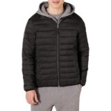 Amazon Essentials Chaqueta Acolchada Ligera Resistente al Agua Empacable para Hombre (Disponible en Tallas Grandes y Altas), Negro, Pequeña