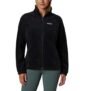 Columbia Benton Springs – Chaqueta con cremallera completa para mujer, Negro, M petite