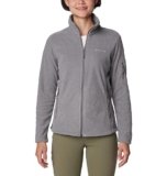 Columbia Chaqueta de forro polar Fast Trek II con cremallera completa para mujer, color gris ciudad/gris ciudad, talla M