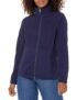 Amazon Essentials Chaqueta de Forro Polar Suave con Cremallera Completa de Ajuste Clásico para Mujer (Disponible en Tallas Grandes), Azul Marino, Pequeña