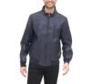 Tommy Hilfiger chaqueta de aviador sin relleno, piel sintética de cordero, para hombre, M, Marino