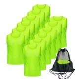 Antoyo Pinnies – Pinnies de fútbol para camisetas de baloncesto de malla de fútbol, Verde