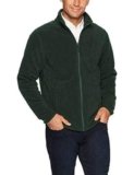 Amazon Essentials Chaqueta de forro polar con cremallera completa para hombre (disponible en tallas grandes y altas), verde bosque, talla L
