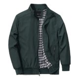 URBANFIND Chaqueta deportiva tipo shell para hombre, rompevientos ligero, abrigo para recreación al aire libre, Verde, Grande