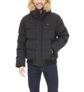 Tommy Hilfiger Chaqueta Bomber de Esnórquel Acolchada de Tela Ártica para Hombre (Estándar y Tallas Grandes), Negro, Grande