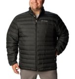 Columbia Chaqueta de plumón Lake 22 para hombre, color negro, talla L, Negro –