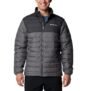 Columbia – Chaqueta Powder Lite II para hombre, Gris de la ciudad/tiburón, Grande