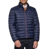 Tommy Hilfiger Ultra Loft Chaqueta ligera y plegable acolchada para hombre (talla estándar y grandes y altos), Medianoche, Mediana