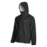 Grundens Neptune – Chaqueta de pesca comercial para hombre, impermeable, ajustable, negro, talla XL