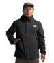 The North Face Chaqueta Antora para hombre (tamaño estándar y grande) – Impermeable y resistente al viento, bolsillos de mano con cremallera segura, TNF Negro-NPF, XXL