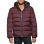 Tommy Hilfiger Chaqueta acolchada con capucha para hombre (Estándar y Big & Tall), port, Mediana