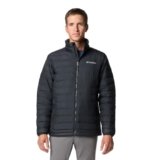 Columbia Chaqueta Powder Lite II para hombre, Negro, XL