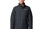 Columbia Chaqueta Powder Lite II para hombre, Negro, XL