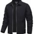 TACVASEN Chaquetas de esquí de invierno para hombre con forro polar resistente al agua, abrigos térmicos acolchados, chaqueta para snowboard, parka, impermeable con capucha, Mediana
