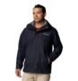 Columbia Chaqueta Bugaboo III con forro polar intercambiable para hombre, negro, talla M