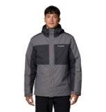 Columbia Chaqueta térmica Tipton Peak III para hombre, gris ciudad/tiburón, talla L