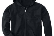 Hanes – Sudadera de lana Ecosmart, con capucha y cremallera, para niños grandes, L