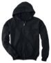 Hanes – Sudadera de lana Ecosmart, con capucha y cremallera, para niños grandes, L