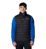 Columbia – Chaleco de plumón Delta Ridge II para hombre, Negro, Grande