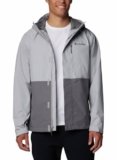 Columbia Chaqueta Hikebound II para hombre, color gris y gris ciudad, talla L