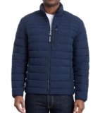 Calvin Klein campera inflable con cremallera completa de plumón para hombre, Mediana