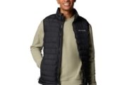 Columbia Chaleco Powder Lite II para hombre, Negro, Grande