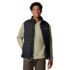 Columbia Chaqueta de vellón Steens Mountain Half Snap para hombre, color negro, talla L