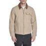 Levi’s Chaqueta de campo de algodón para hombre con cuello de pana, color marrón claro, talla L