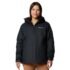 Reebok Sudadera con capucha para hombre, con cremallera, con logotipo, negro, talla S
