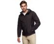 Tommy Hilfiger – Chaqueta impermeable transpirable con capucha, ligera, para hombre, Negro